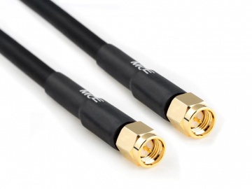 H 155 Coaxial Cable assembled with SMA Male to SMA Male, 1m