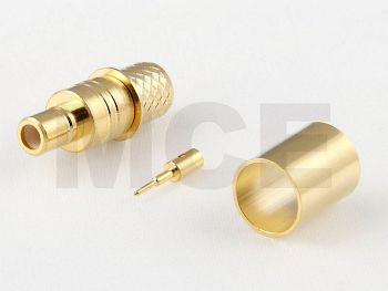 SMB Plug for H 155 / CLF 240, Inner Pin Male, Crimp