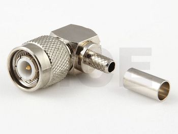 TNC Connector R/A for RG 142 / 223 / 400, Crimp