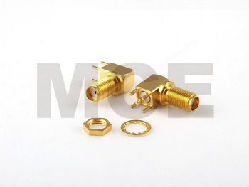 SMA Einbau Buchse für PCB, 90 Grad