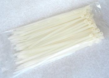 Cable Ties, Transparency, 2,5 mm x 82 mm