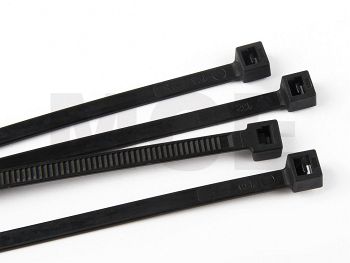 Kabelbinder Schwarz 3,6 x 371 mm, Beutel mit 100 Stück