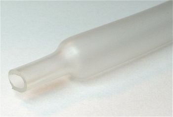 Schrumpfschlauch transparent 2,4/1,2 mm, Meterware, DERAY-HB