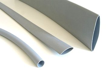 Shrink Tubing gray 38,1 / 19,1 mm, DERAY-H Meter-Goods