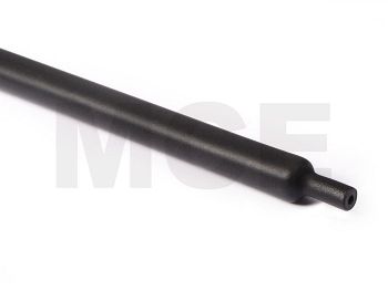 1,22 m Shrink Tubing black 3,0 / 1,0 mm, Adhesive, DERAY-IAKT