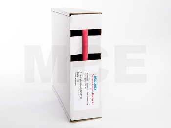 Shrink Tubing red 4,8 / 2,4 mm, Box 11m DERAY-H