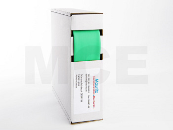 Shrink Tubing green 25,4 / 12,7 mm, Box 3m DERAY-H