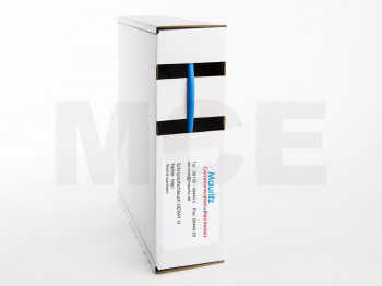 Shrink Tubing blue 3,2 / 1,6 mm, Box 12m DERAY-H