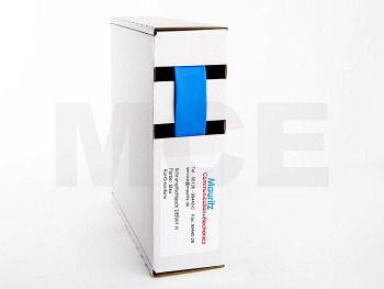 Shrink Tubing blue 12,7 / 6,4 mm, Box 7,5m DERAY-H