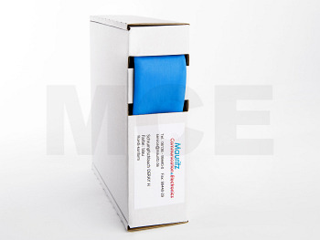 Schrumpfschlauch blau 25,4 / 12,7 mm, Box 3m DERAY-H