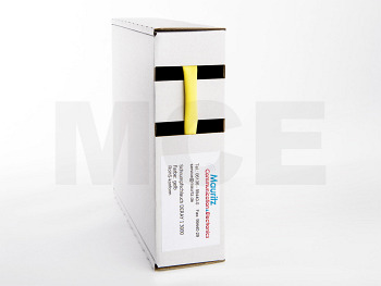 Shrink Tubing yellow 9,5 / 3,0 mm, Box 4,5m DERAY-I 3000
