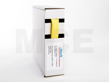 Shrink Tubing yellow 12,7 / 4,0 mm, Box 4m DERAY-I 3000