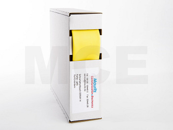 Shrink Tubing yellow 25,4 / 8,0 mm, Box 2m DERAY-I 3000