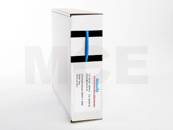 Shrink Tubing blue 1,6 / 0,5 mm, Box 8,5m DERAY-I 3000