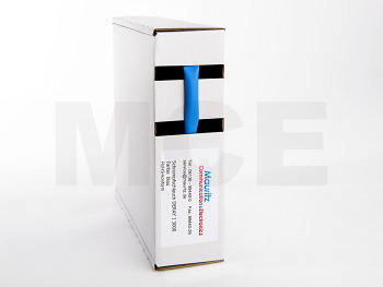 Shrink Tubing blue 6,4 / 2,0 mm, Box 6m DERAY-I 3000