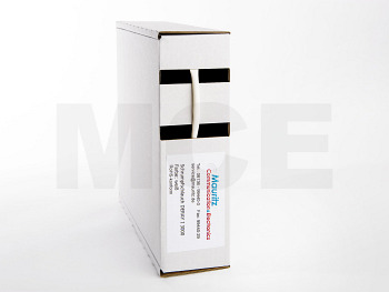 Shrink Tubing white 1,6 / 0,5 mm, Box 8,5m DERAY-I 3000