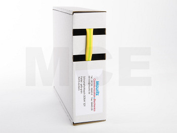 Schrumpfschlauch gelb-grün 6,4 / 2,0 mm, Box 6m DERAY-IGY