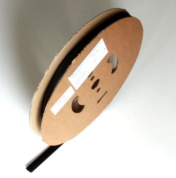 Shrink Tubing black 1,6 / 0,8 mm, 150m Reel DERAY-H