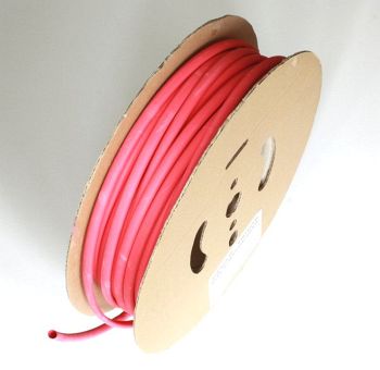 Shrink Tubing red 1,2 / 0,6 mm, 150m Reel DERAY-H