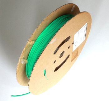 Schrumpfschlauch grün 1,2 / 0,6 mm, 150m Spule DERAY-H