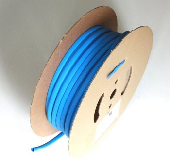Shrink Tubing blue 1,2 / 0,6 mm, 150m Reel DERAY-H