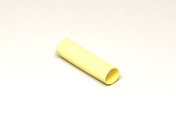 Schrumpfschlauch Abschnitt gelb, 6,4 / 2,0, 25mm