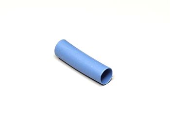 Schrumpfschlauch Abschnitt blau, 6,4 / 2,0, 25mm