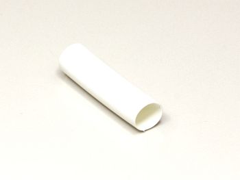Cable Bend Protection Shrink Tubes white, 9,5 / 3,0 mm, length 35mm