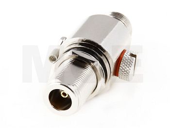 Lightning Protection Connector, N Female / N Female up to 6 GHz