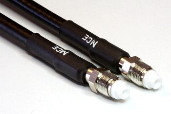 H 155 Coaxial Cable assembled with FME Female to FME Female, 50cm