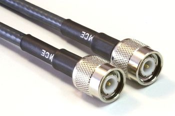 H 155 Coaxial Cable assembled with TNC Male to TNC Male, 1m