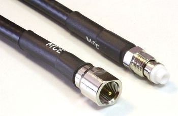CLF 240 Low Loss Coaxial Cable assembled with FME Male to FME Female, 35m