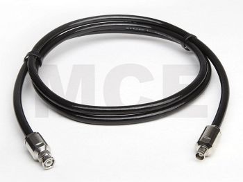 H 2007 Coaxial Cable assembled with BNC Plug Clamp to BNC Jack Clamp, 50cm