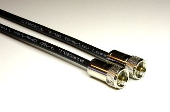 H 2007 Coaxial Cable assembled with UHF Male to UHF Male, 50cm
