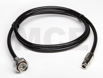 9m Ecoflex 10 mit 7-16 DIN Stecker auf N-Buchse Clamp