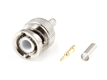 BNC Plug for RG 174 / 188 / 316, Crimp
