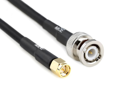 CLF 200 Coaxial Cable Assemblies with BNC Male to SMA Male, 0,5m