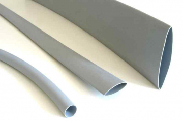 Shrink Tubing gray 25,4 / 12,7 mm, DERAY-H Meter-Goods