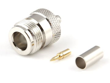 RP N Jack for H 155, PTFE, Crimp