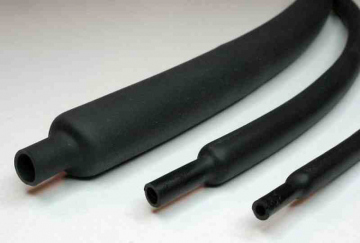 Shrink Tubing black 4,8 / 1,5 mm, Meter-Goods DERAY-I3000