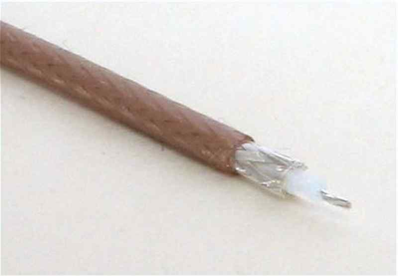 RG 179 B/U PTFE Coax Cable, 75 Ohm