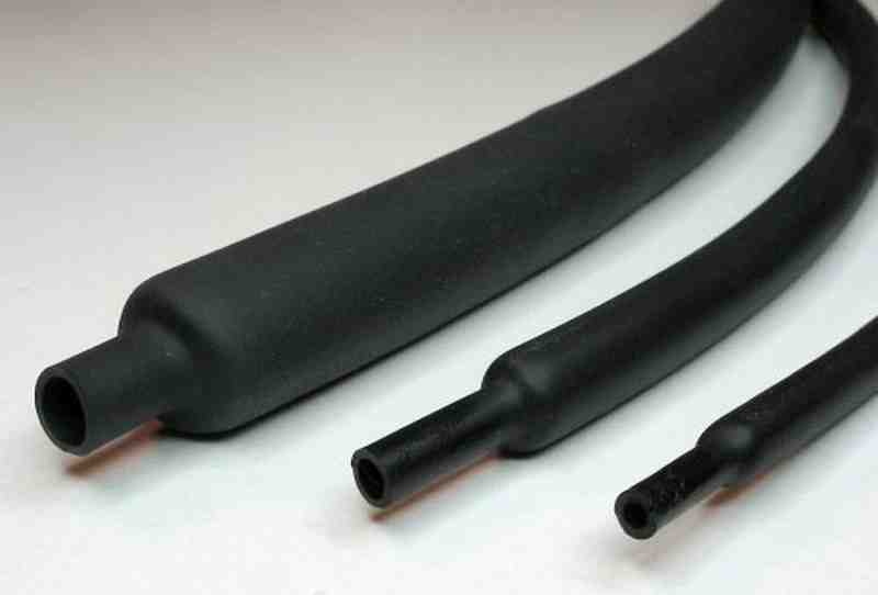 25,4mm Schwarz oder Rot Meterware TOP Qualität Schrumpfschlauch 2:1 1,2mm 