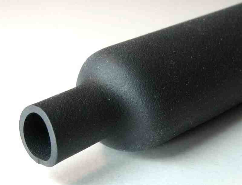 > 2,4mm Schwarz Flexibel 5m Schrumpfschlauch 2:1 4,8 