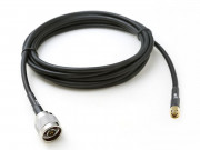H 155 PE Coaxial Cable assembled with N Male to SMA Male, 10m