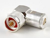 N Stecker / Winkel für RG 213 / 214 / Aircom Plus Plus u.ä., PTFE, C