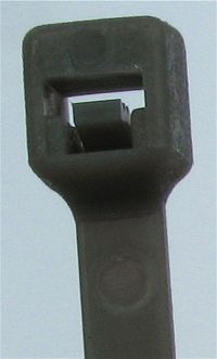 Kabelbinder Schwarz 2,5 x 122 mm, Beutel mit 100 Stück