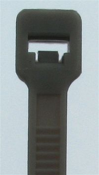 Kabelbinder Schwarz 2,5 x 202 mm, Beutel mit 100 Stück