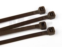 Cable Ties, Brown, 3,6 x 143 mm