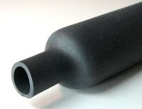 Schrumpfschlauch schwarz 2,4 / 1,2 mm, Meterware, DERAY-I