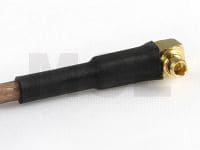 RG 316 mit MMCX-Winkelstecker auf N-Kabelbuchse, 15cm